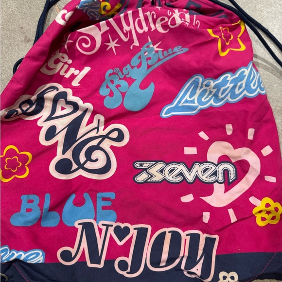 Colorful Graphic Drawstring Backpack - Picture 3 of 3